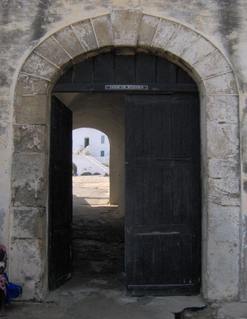 Final slave exit from the Cape Coast Castle