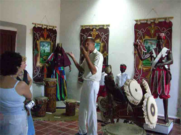 Room dedicated to Cuban religiosity of African origin, San Severino Castle