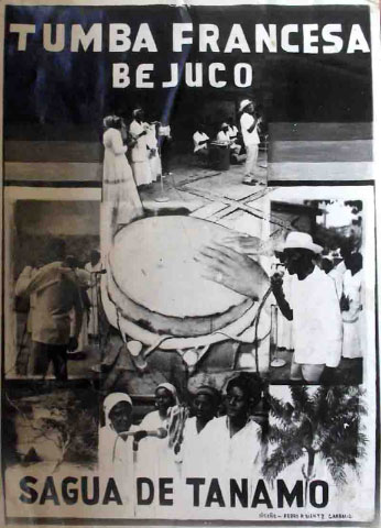 Poster announcing Tumba Francesa de Bejuco