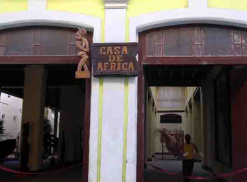 Facade of the House of Africa, Havana, Cuba