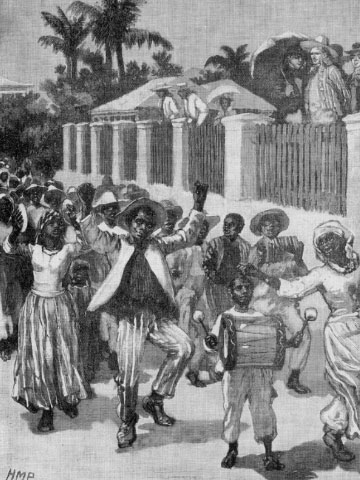 Emancipation festival, Barbados, 19th c.
