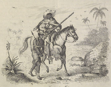 Capture of a runaway slave