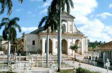 Central park of the colonial city of Trinidad