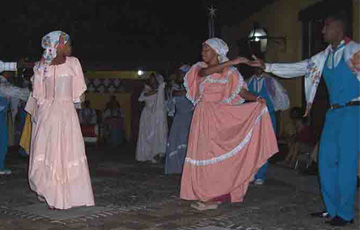 Dance of partners, La Pompadour, Guantánamo, Cuba