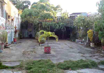 Main patio of the house-temple and space for the rumba, Cienfuegos, Cuba
