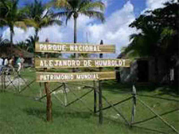 Entrance to Alejandro de Humboldt National Park, Cuba
