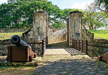 Entrance of Fort Fleur-d'Épée, Guadeloupe