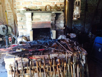 Robin’s Blacksmith Shop, interior