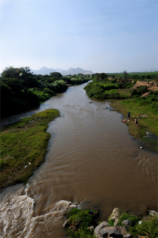 Zaña River, Zaña, Peru