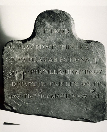 Priscilla Hemmings gravestone