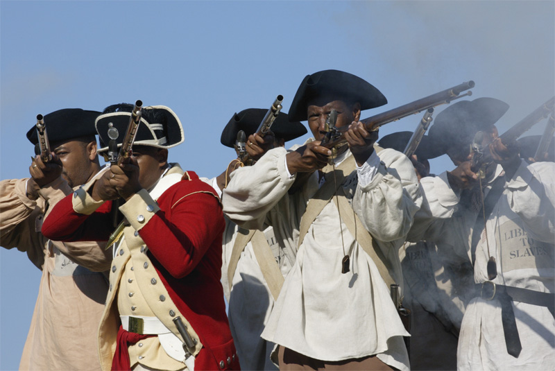 men colonists role in the revolutionary war